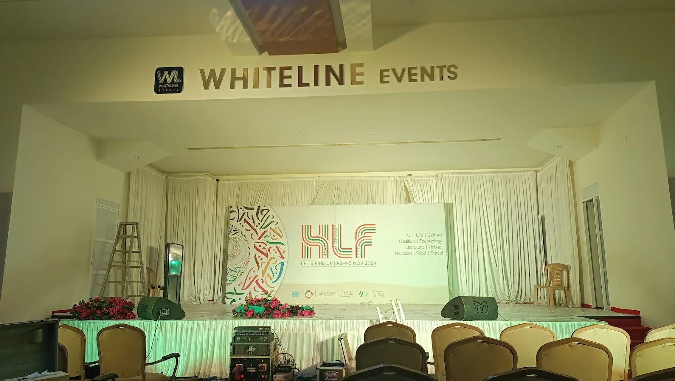 White line convention center