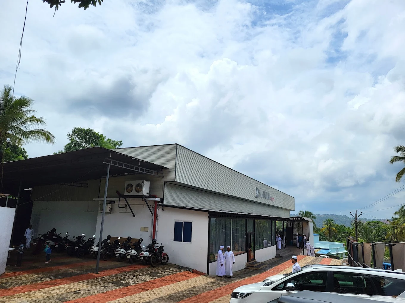 White line convention center